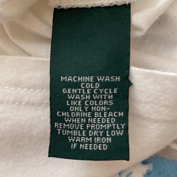 Ralph Lauren LRL Jeans Co. Long Sleeve Cream Button Top - Size XL - Picture 10 of 10